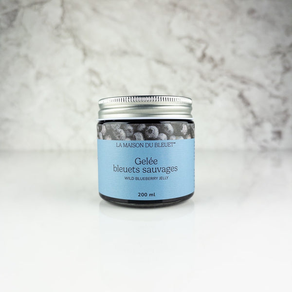 Gelée de bleuets sauvages 200 ml - La Maison du Bleuet