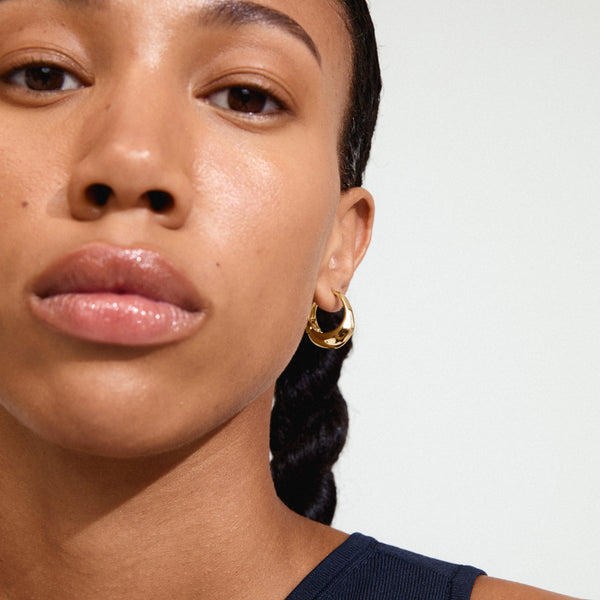 DUNE earrings gold-plated
