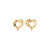TIDE heart earrings gold- plated