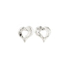 TIDE heart earrings silver- plated