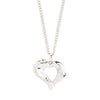 TIDE heart necklace silver-plated