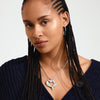 TIDE heart necklace silver-plated