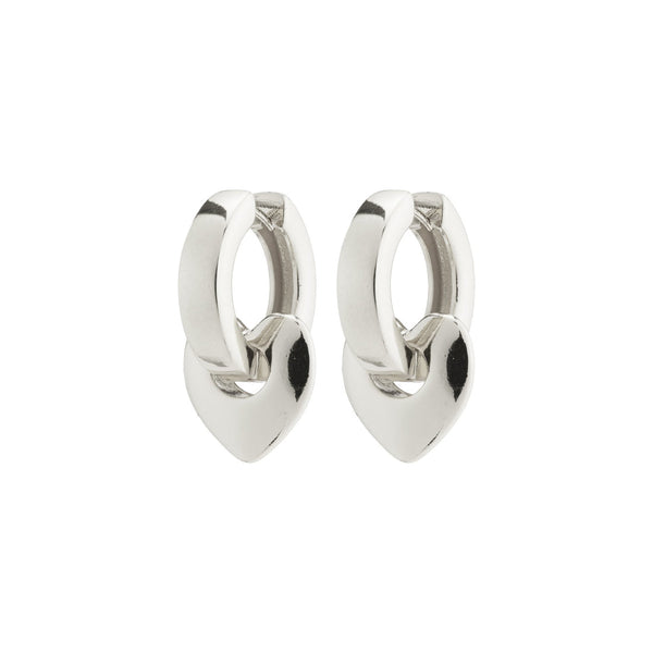 IOKASTErecycled chunky hoops silver-plated