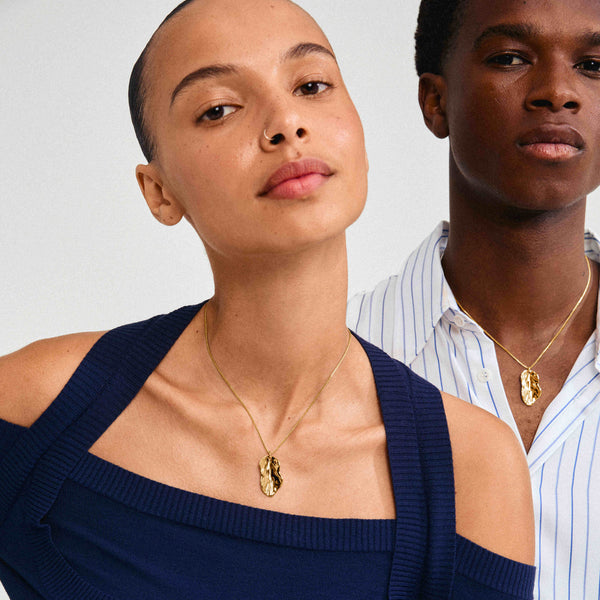 ECLIPSE necklace gold- plated