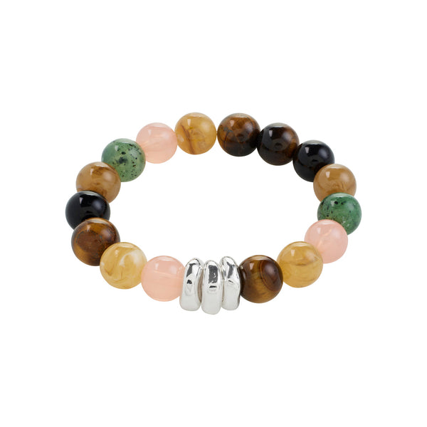 UNFOLD bracelet multi colour/plaqué argent