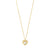 Collier cœur NOVA plaqué or