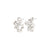 SUNSETrecycled earrings silver- plated