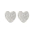 DUNE heart earrings gold-plated