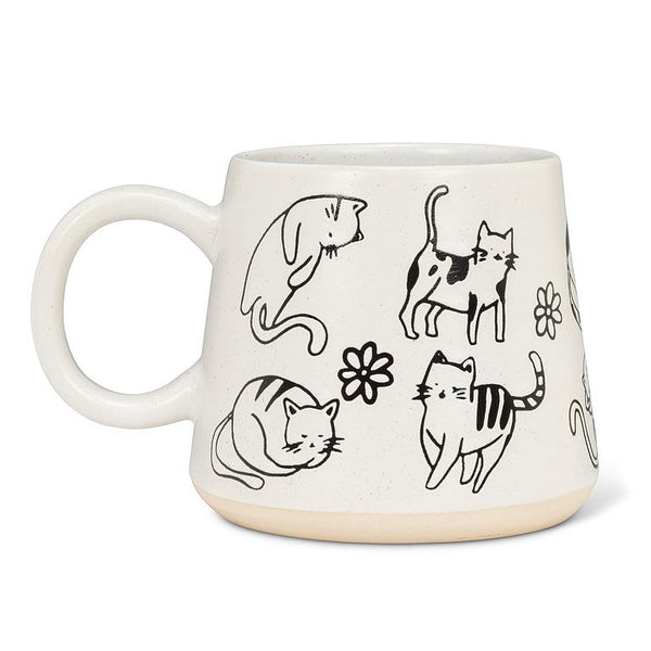 Tasse surdimensionnée avec chats