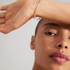 ALISONbracelet pink, gold-plated