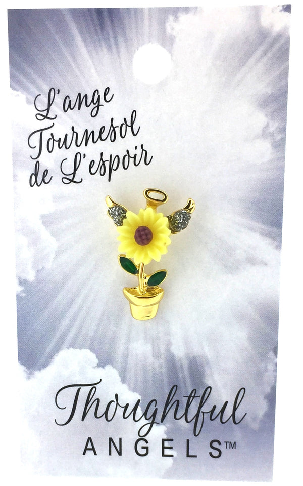 Épinglette Ange : Tournesol de l'Espoir