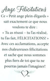 Épinglette Ange : Félicitations
