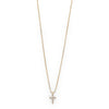 CLARA crystal cross collier
