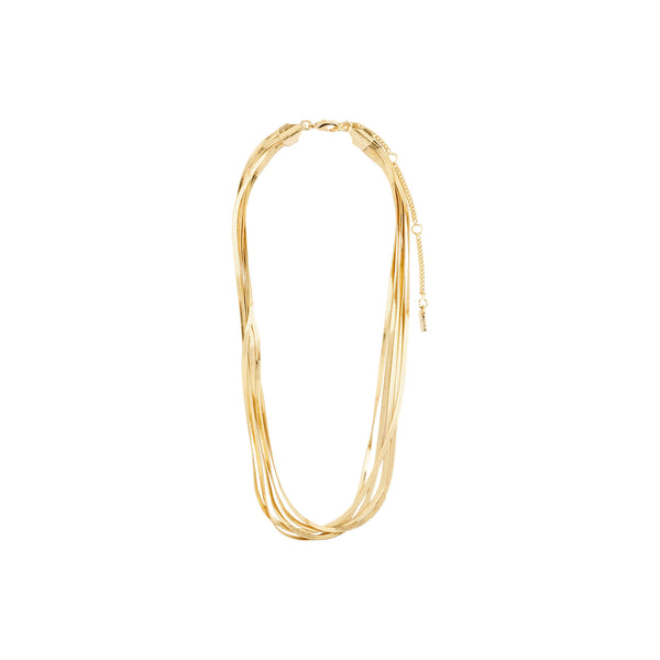KIRA recycled necklace gold- plated