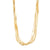 KIRA recycled necklace gold- plated