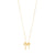 CASSIAN recycled collier plaqué or