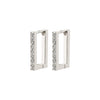 COBY crystal square anneaux boucles d'oreille