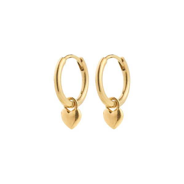 ALAIA boucles d’oreilles plaqué or