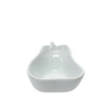 Petit bol blanc en forme de poire