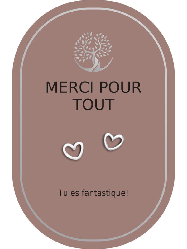 Boucles d'oreilles : Merci Pour Tout