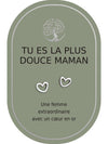 Boucles d'oreilles : Tu Es La Plus Douce Maman