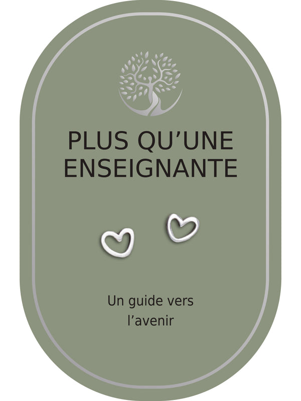 Boucles d'oreilles : Plus Qu'une Enseignante