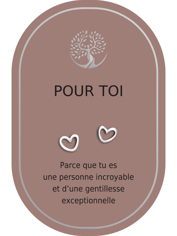 Boucles d'oreilles : Pour Toi