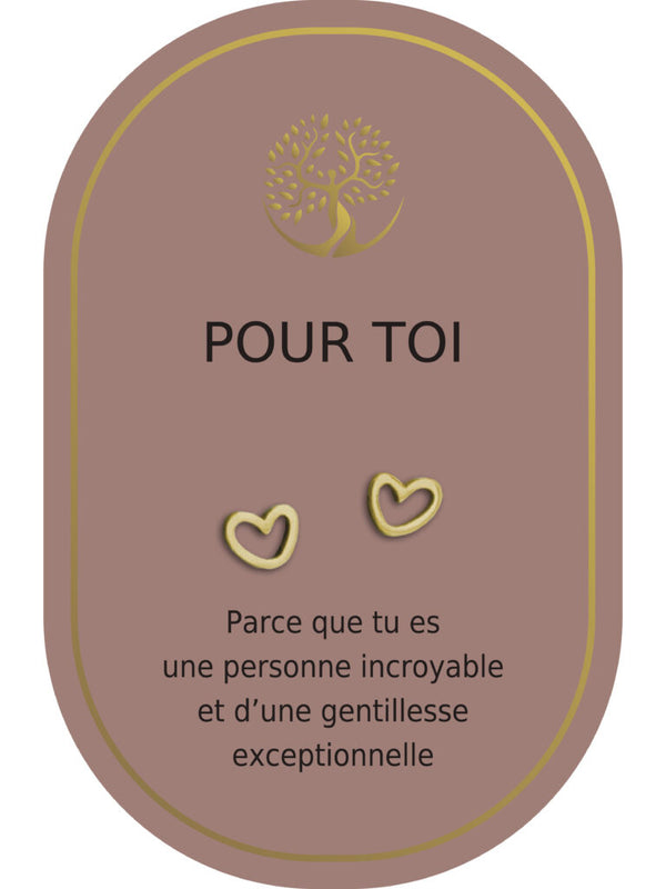 Boucles d'oreilles : Pour Toi