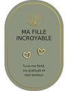 Boucles d'oreilles : Ma Fille Incroyable