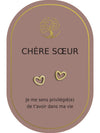 Boucles d'oreilles : Chère Soeur
