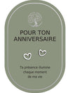 Boucles d'oreilles : Pour Ton Anniversaire