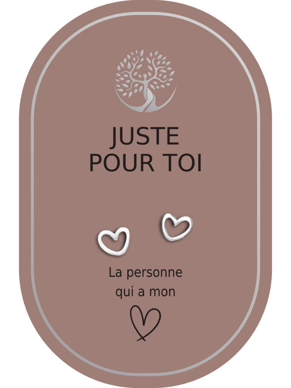 Boucles d'oreilles : Juste Pour Toi