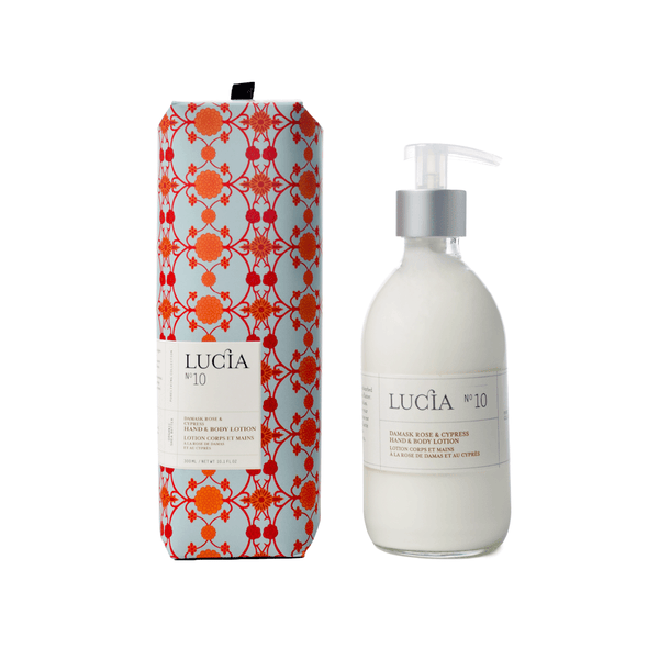 Lotion corps mains - Rose Damase/Cyprès