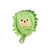Mini Plumeau en Microfibre Ledgehog Modern Monkey