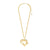 TIDE heart necklace gold- plated