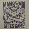 Dessin visible à l'avant du tee-shirt Mange Moi Gris Charbon