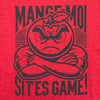 Dessin visible à l'avant du tee-shirt Mange Moi Rouge Cerise