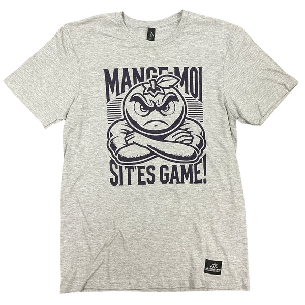 Tee-shirt Gris Clair avec dessin à l'avant