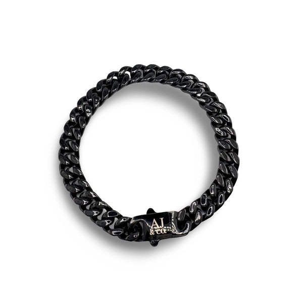Bracelet maille cubaine Alpha 8 mm