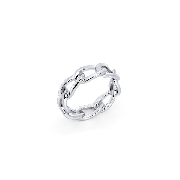 Bague Minori de Mia, fini argenté