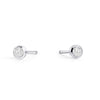 Boucles d’oreilles fixes Jupiter de Mia, fini argenté