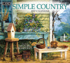 Calendrier mural LANG Simple Country 2027 : couverture avec un porche avec des fleurs et un nichoir.