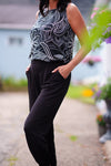 Pantalon 7/8 piña