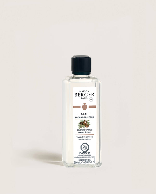 Recharge pour lampe Berger – Sapins célestes – 500 ml – Maison Berger