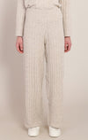 Pantalon en tricot torsadé Dex, coloris beige, vêtement porté