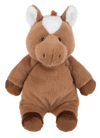 Cheval en peluche Cuddlesome Ganz brun, avec crinière et intérieur des oreilles blancs
