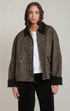 LEOPARD DENIM JACKET