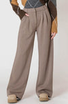 wide leg knitted pants