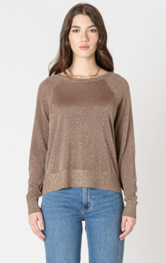 dv lurex raglan sweater