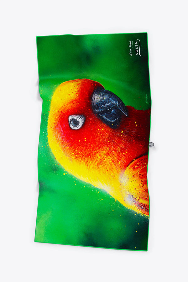 LAURIE MAROIS beach towel - THE PARROT